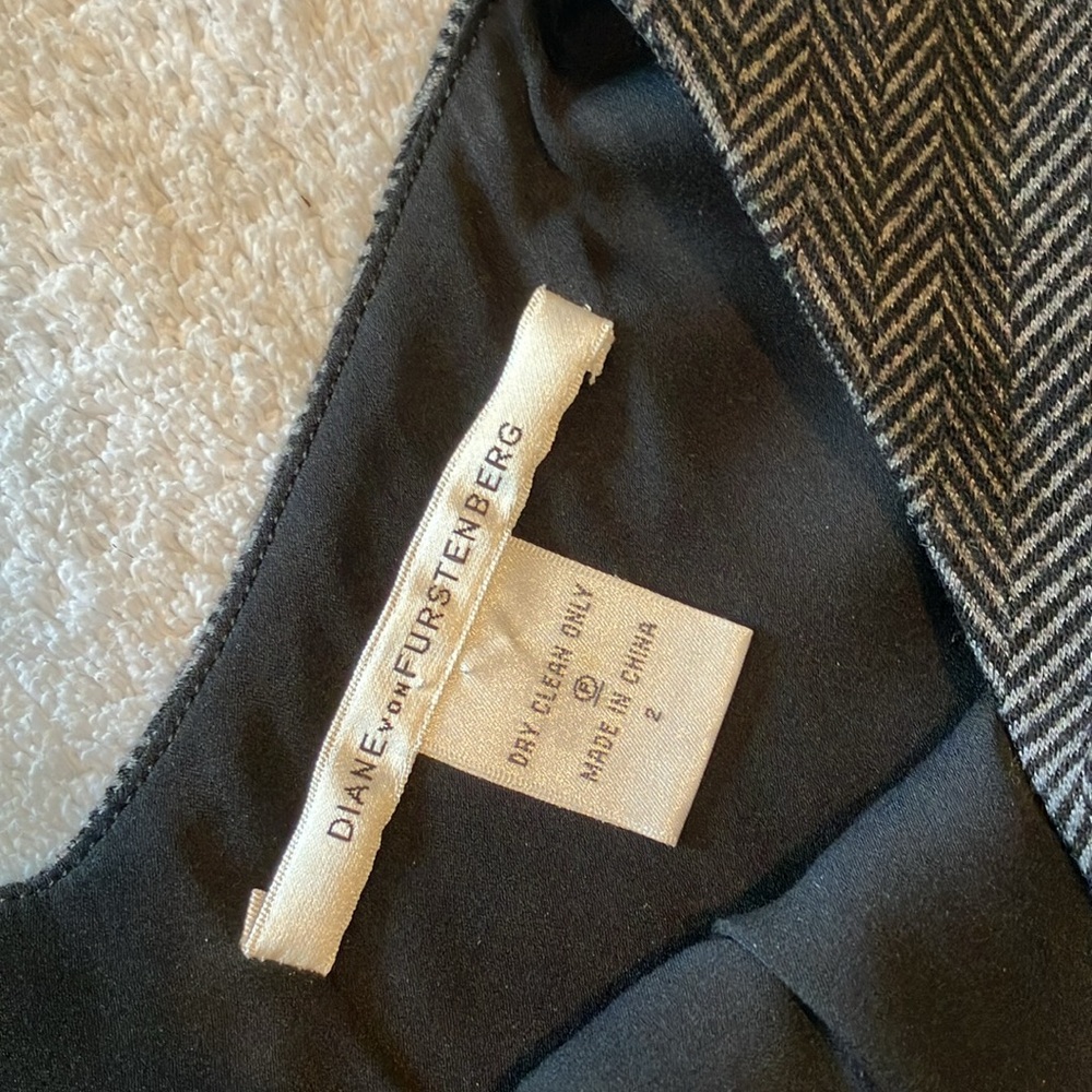 Diane Von Furstenberg Jori herringbone bodycon dress - Picture 8 of 11